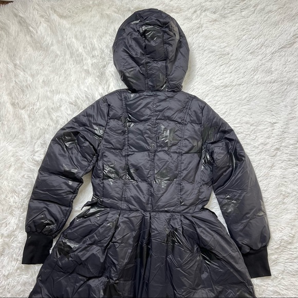 New Nununu Fancy Star Down Coat 10-11 Y Black - Picture 5 of 12